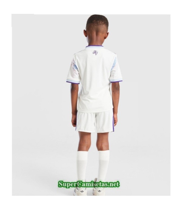 Tailandia Tercera Equipacion Camiseta Aston Villa Niño 2025 2026 S20942
