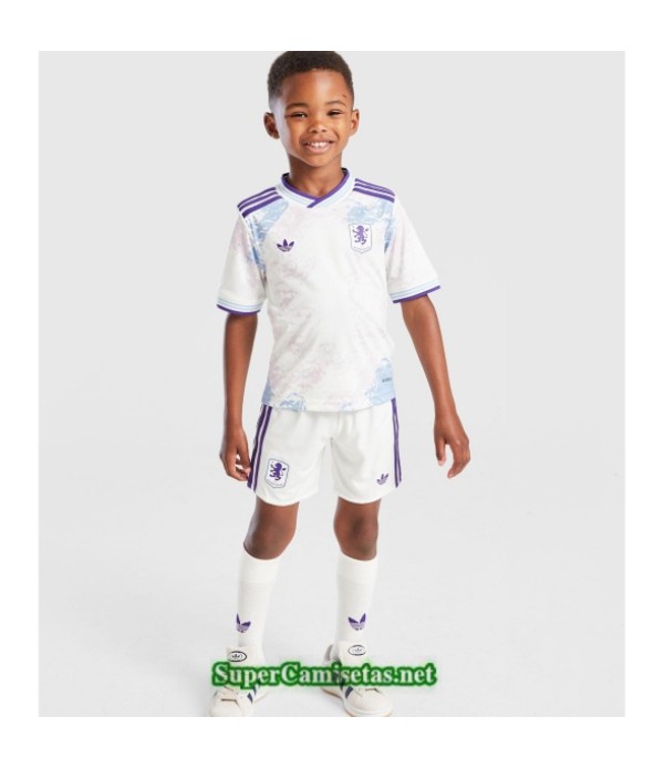 Tailandia Tercera Equipacion Camiseta Aston Villa Niño 2025 2026 S20942