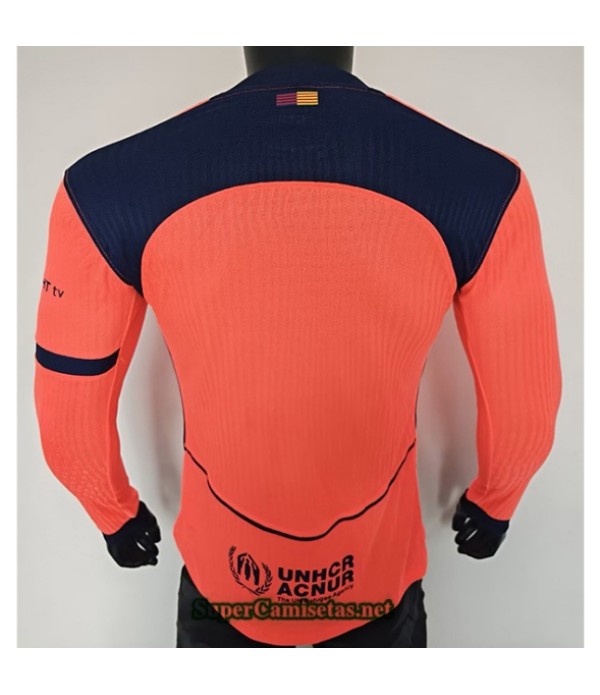 Tailandia Tercera Equipacion Camiseta Barcelona Player Manga Larga 2025 2026 S20567