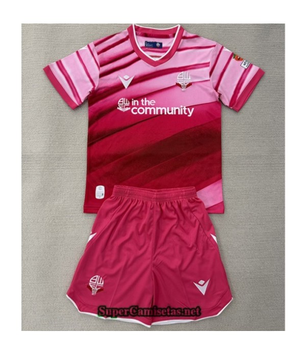 Tailandia Tercera Equipacion Camiseta Bolton Wanderers Niño 2025 2026 S20952