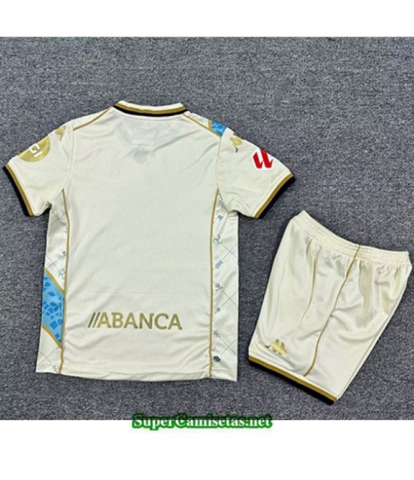 Tailandia Tercera Equipacion Camiseta Deportivo La Coruna Niño 2025 2026 S20575