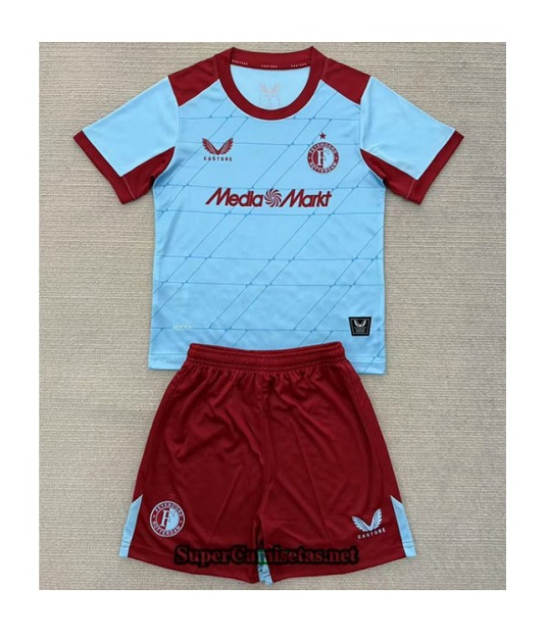 Tailandia Tercera Equipacion Camiseta Feyenoord Niño 2025 2026 S20845