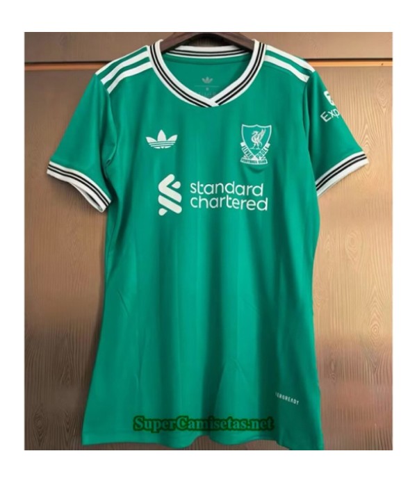 Tailandia Tercera Equipacion Camiseta Liverpool Fe...