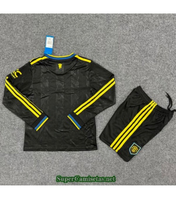 Tailandia Tercera Equipacion Camiseta Manchester United Niño Manga Larga 2025 2026 S21057