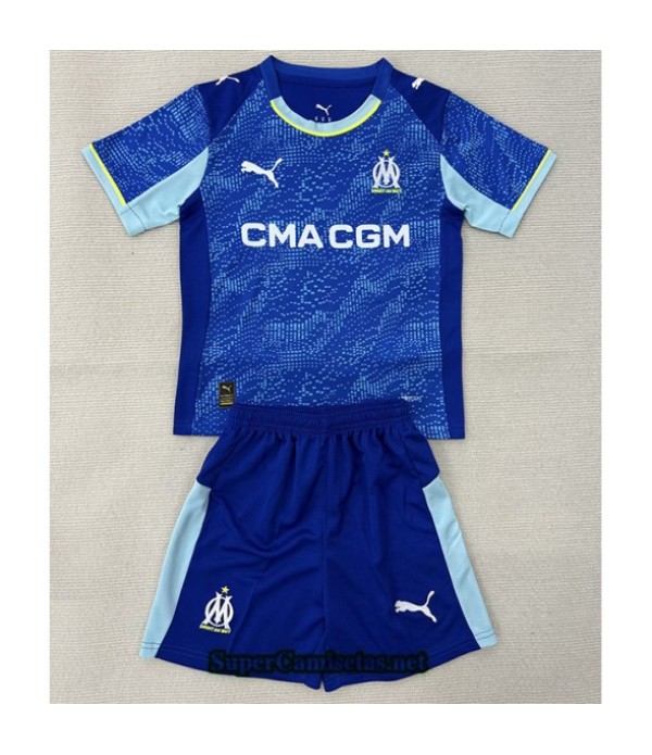 Tailandia Tercera Equipacion Camiseta Marsella Ni...