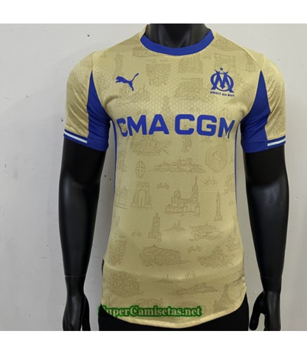 Tailandia Tercera Equipacion Camiseta Marsella Pla...