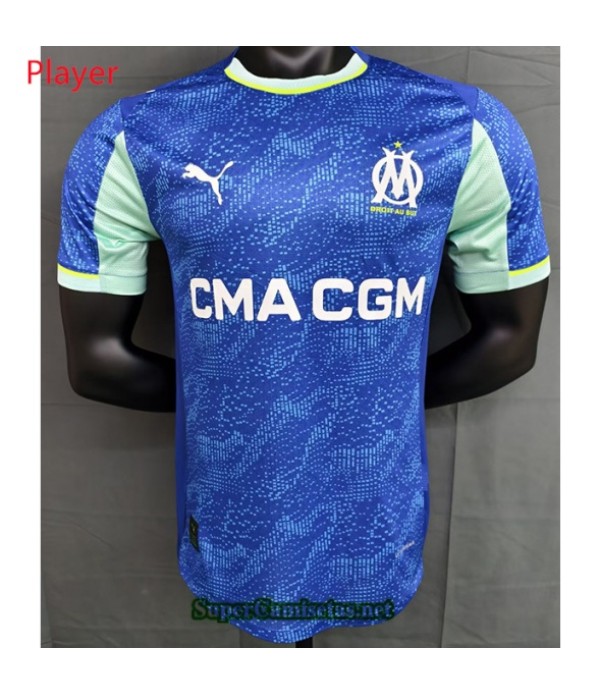 Tailandia Tercera Equipacion Camiseta Marsella Pla...