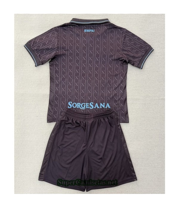 Tailandia Tercera Equipacion Camiseta Napoli Niño 2025 2026 S21280