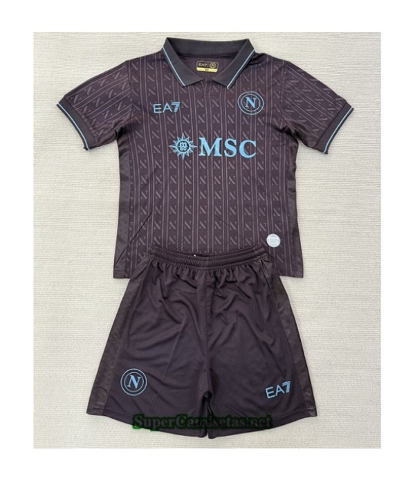 Tailandia Tercera Equipacion Camiseta Napoli Niño 2025 2026 S21280