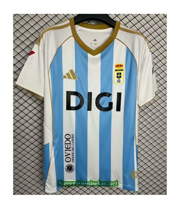 Tailandia Tercera Equipacion Camiseta Real Oviedo 2025 2026 S20619