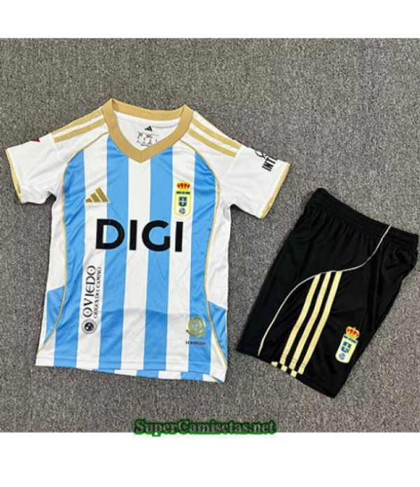Tailandia Tercera Equipacion Camiseta Real Oviedo Niño 2025 2026 S20617