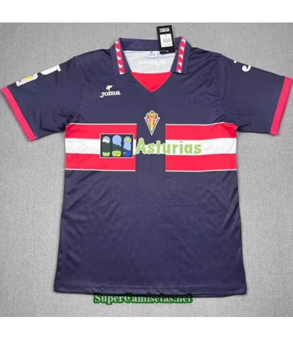 Tailandia Tercera Equipacion Camiseta Retro Sporting Gijon 1996 97 S21170