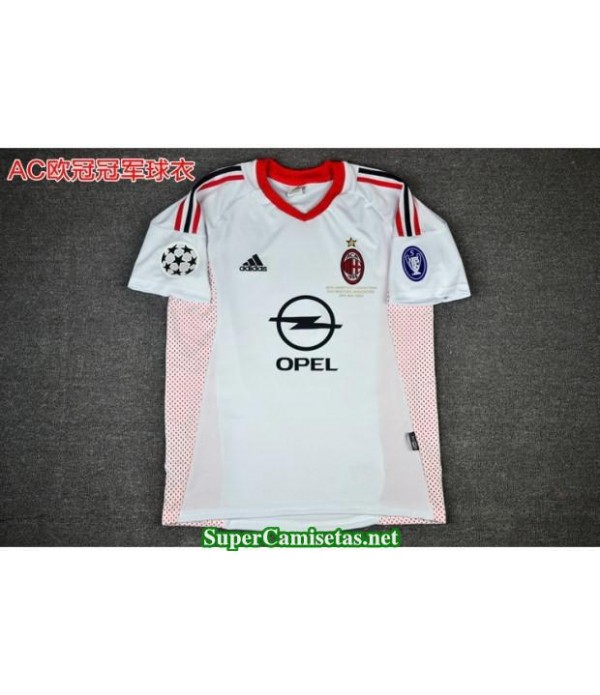 Camisetas Clasicas AC Milan Away 2002-03
