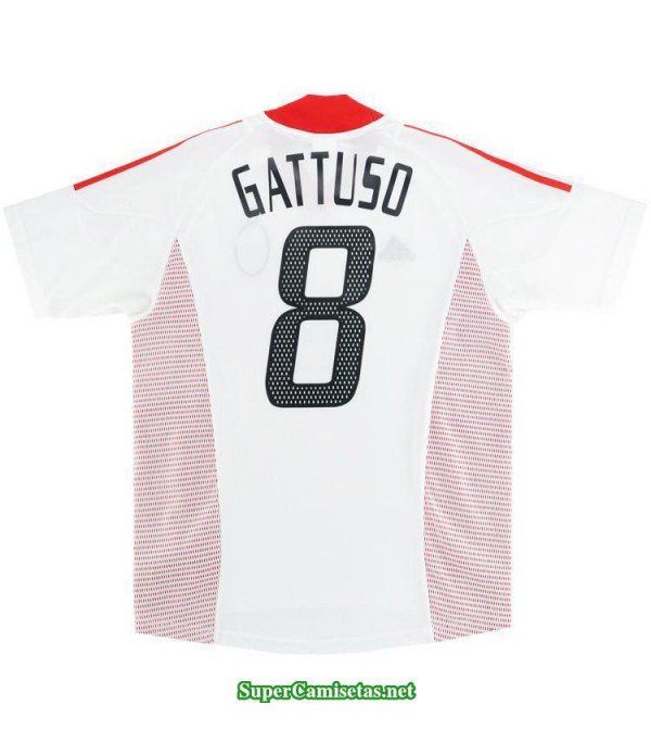 Camisetas Clasicas AC Milan Away Gattuso 8 2002-03