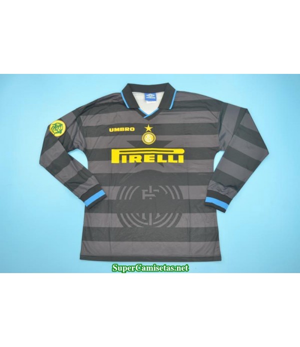Camisetas Clasicas Inter Milan third Manga Larga 1997-98