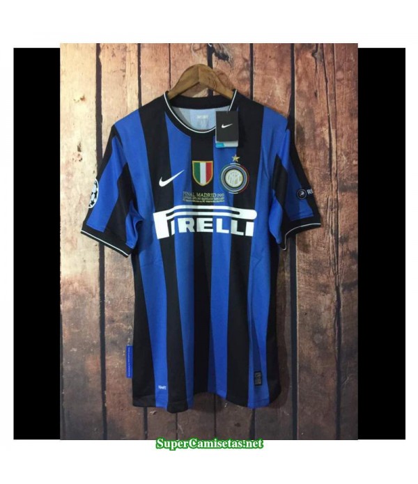 Camisetas Clasicas UCL final Inter Milan Hombre 2010
