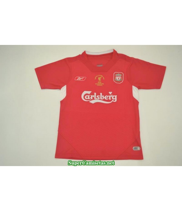 Camisetas Clasicas UCL final liverpool Hombre 2004...