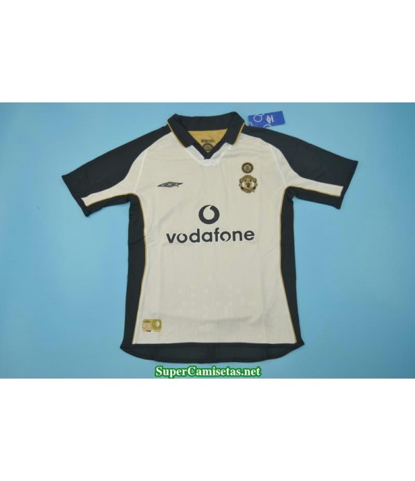 Camisetas Clasicas Manchester united 3rd white 2001-02