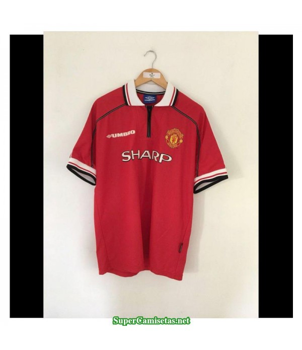 Camisetas Clasicas Manchester united Hombre 1998-00