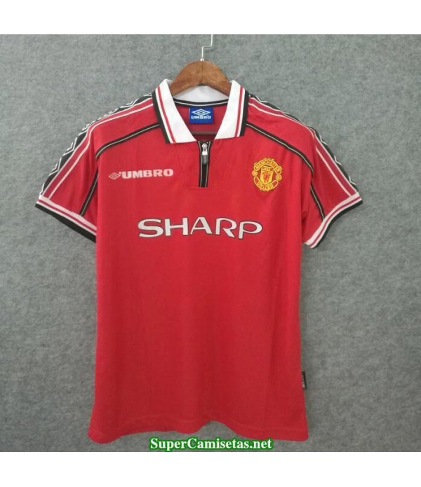 Camisetas Clasicas Manchester united Hombre 1998-99
