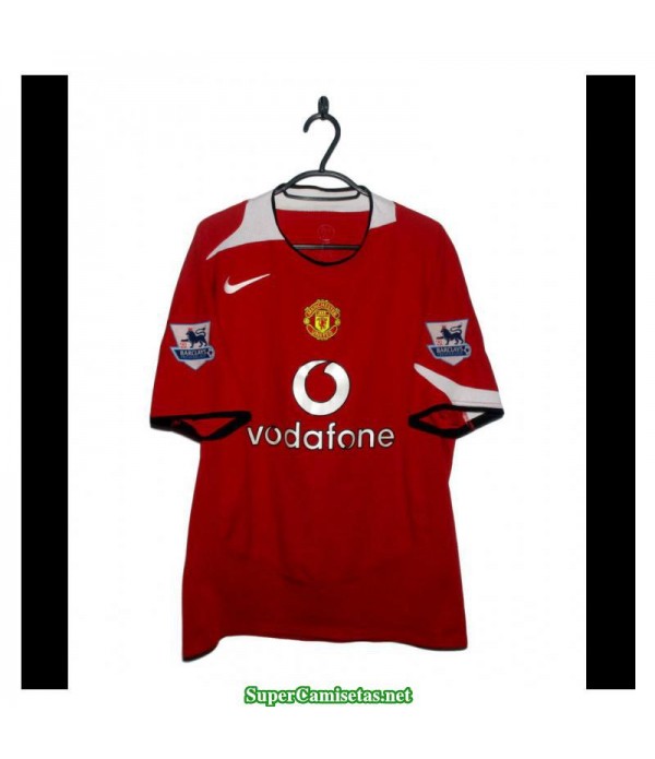 Camisetas Clasicas Manchester united Hombre 2004-06