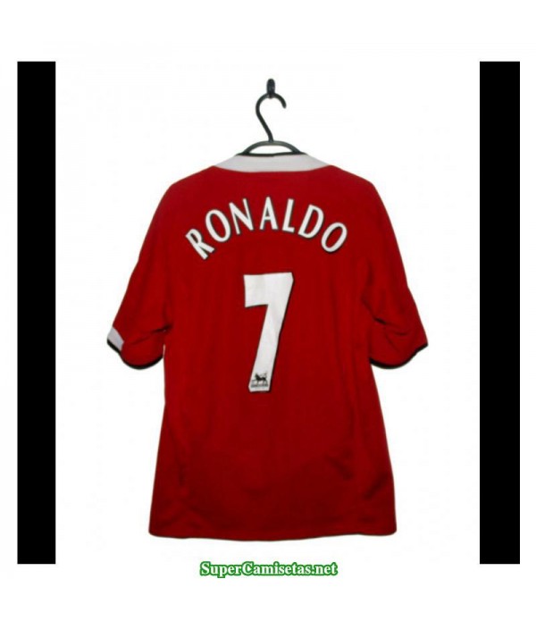 Camisetas Clasicas Manchester united Hombre 7 Ronaldo 2004-06