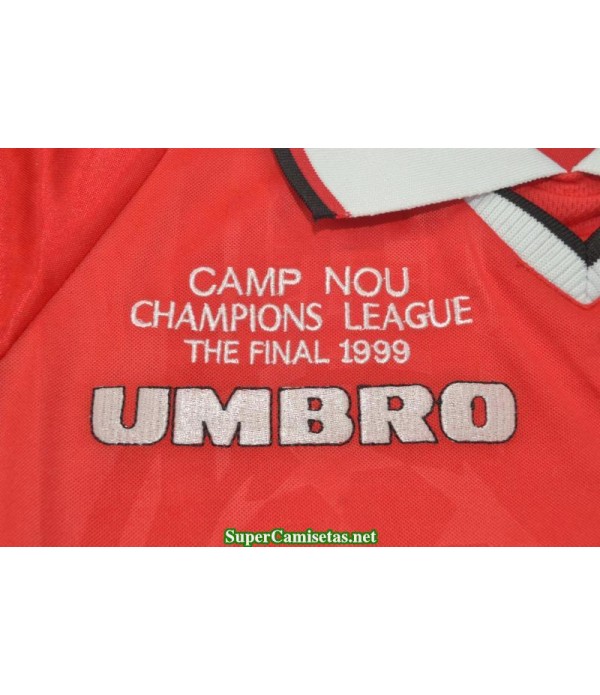 Camisetas Clasicas Manchester United Hombre UCL final 1999