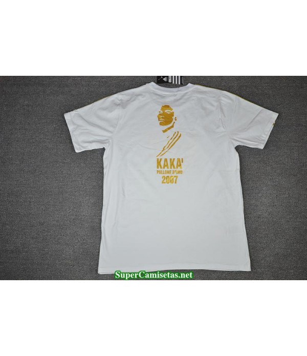 Camisetas Clasicas KAKA Golden ball Commemorative Edition white 2007