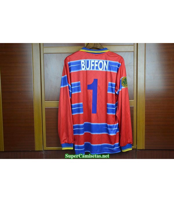 Camisetas Clasicas Parma EU cup Goalkeeper Manga Larga 1998-99