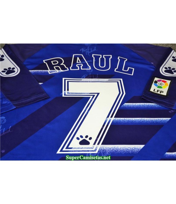 Camisetas Clasicas real madrid away purple 7 Raul 1994-96