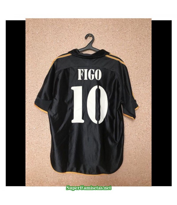 Camisetas Clasicas Real Madrid black 10 Figo 1999-2000