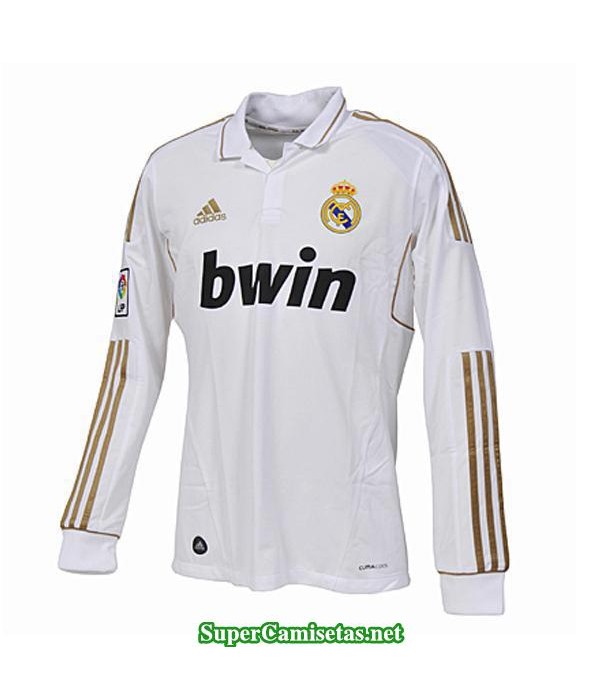 Camisetas Clasicas real madrid Hombre Manga Larga 2011-12