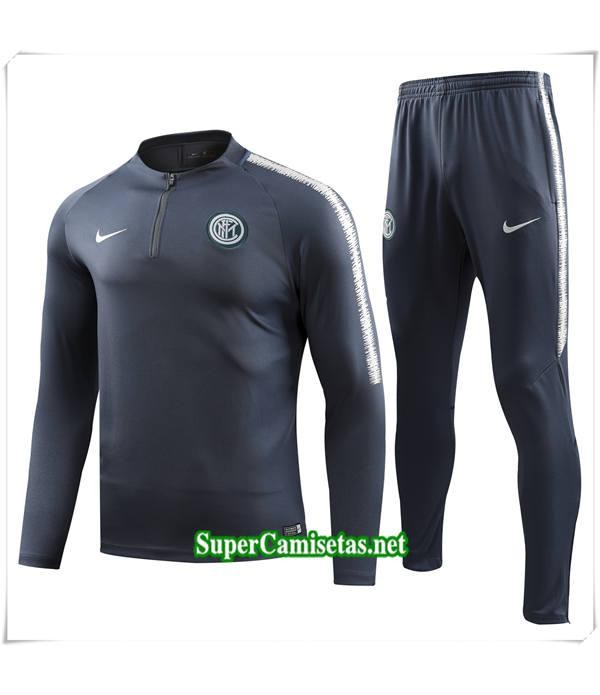 chandal Inter Milan Gris Fonce Bebé Niño 2018/19