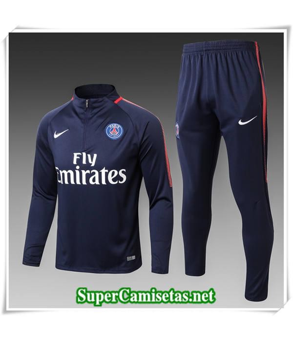 chandal Paris Saint Germain Bebé Niño Azul Marino 2017/18