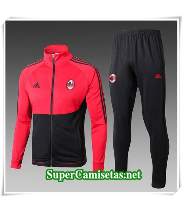 Chandal AC Milan Roja/Negro 2017/18