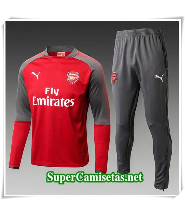 chandal Col Rond Arsenal Roja 2017/18