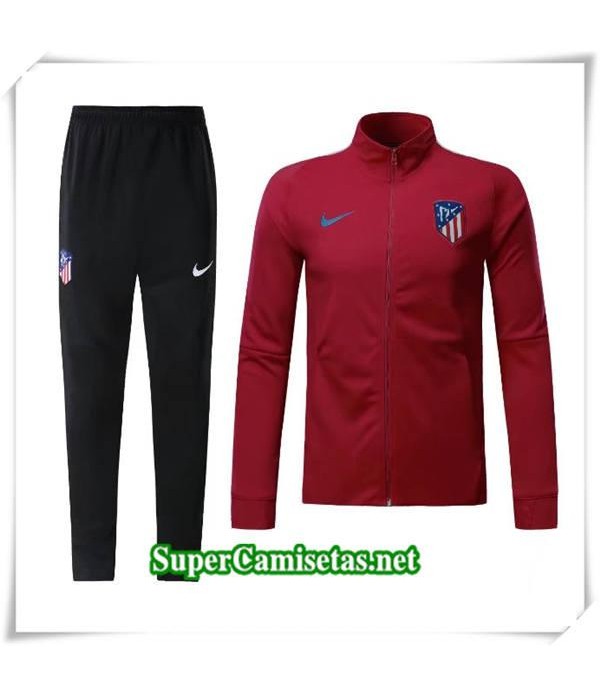 chandal Atletico Madrid Roja Fonce 2017/18