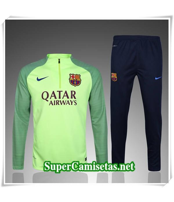 chandal de foot FC Barcelona Verde 2017/18