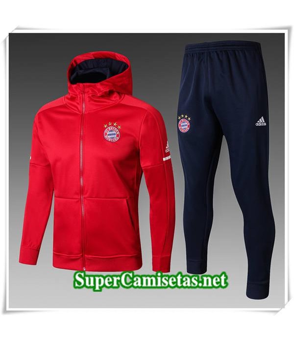 Chandal con capucha Bayern Munich Roja 2017/18