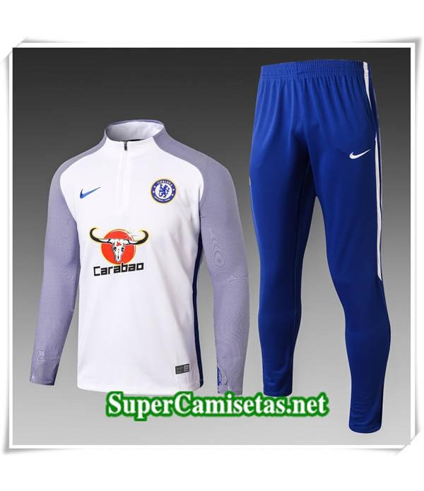 chandal Chelsea Blanc/Azul 2017/18