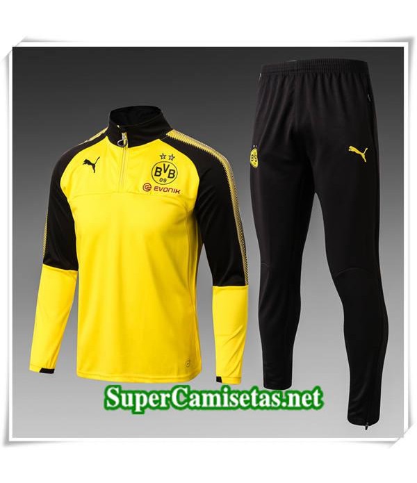 chandal Col haut Dortmund Amarillo 2017/18