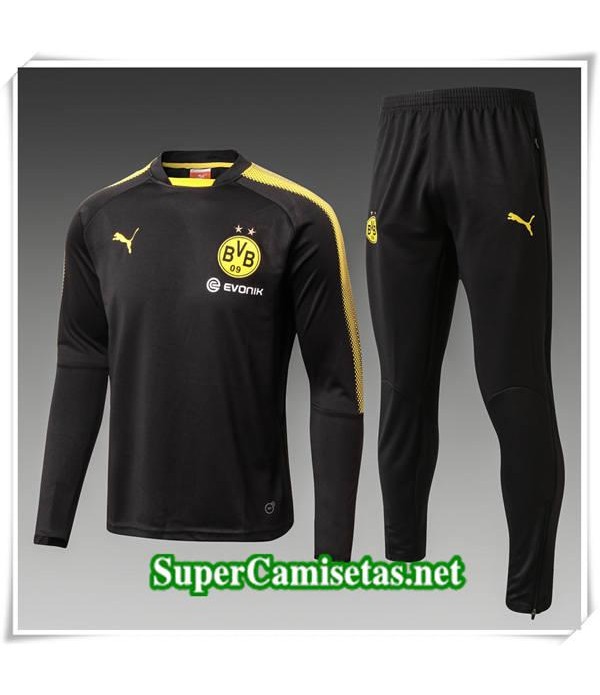 chandal Col Rond Dortmund Negro 2017/18