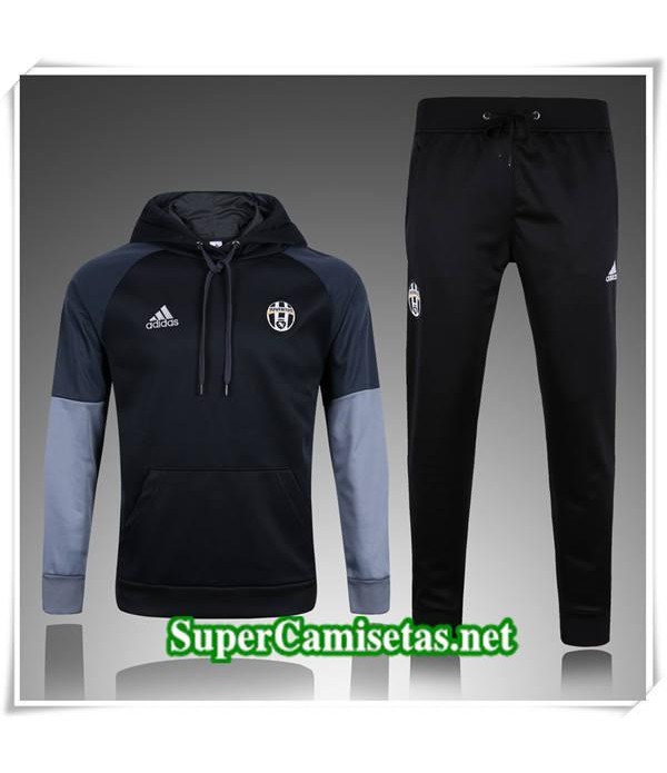 chandal Juventus Negro a Capuche 2017/18