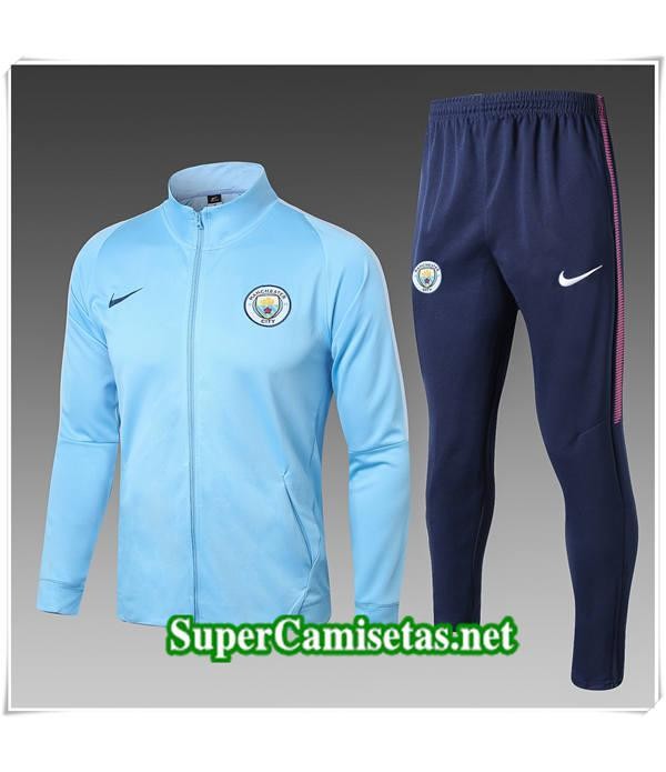 Chandal Manchester City Azul Clair 2017/18