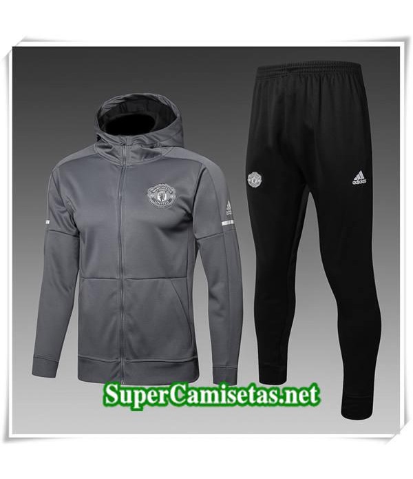 Chandal Manchester United Gris 2017/18