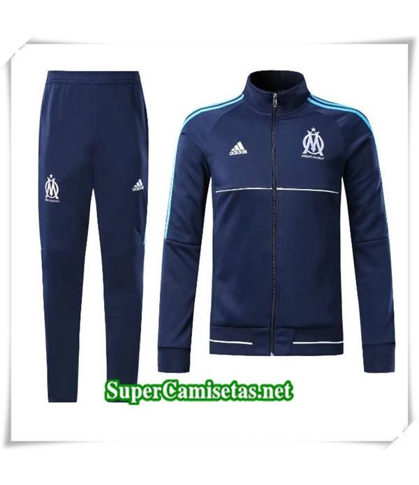 chandal Marseille Azul Marino 2017/18