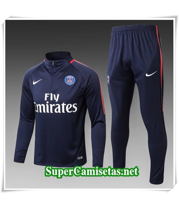 chandal PSG Azul Marino 2017/18