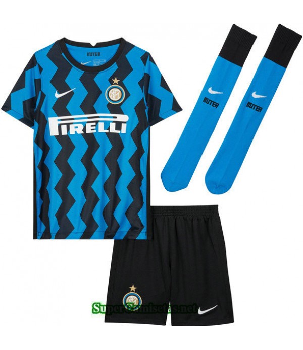 Tailandia Primera Equipacion Camiseta Inter Milan Niños 2020/21