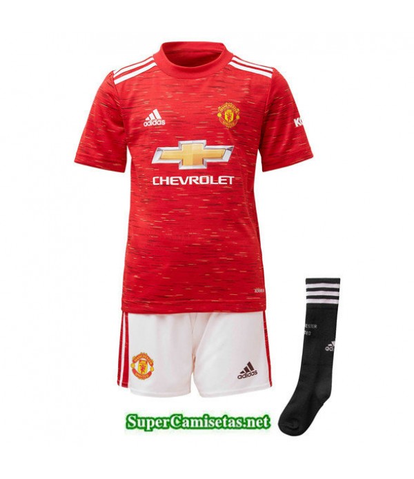 Tailandia Primera Equipacion Camiseta Manchester United Niños 2020/21