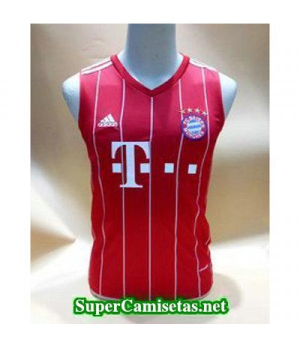 camiseta chaleco Bayern Munich Rojo-01 2017 2018